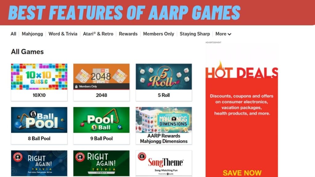 AARP offers Free Online Games