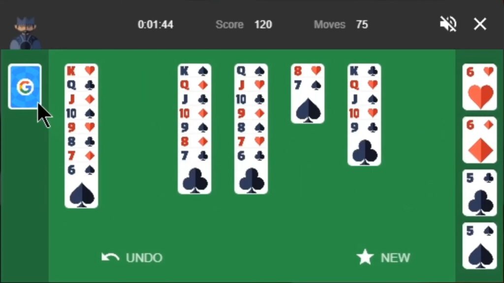 Scoring and Time Tracking of Solitaire Card