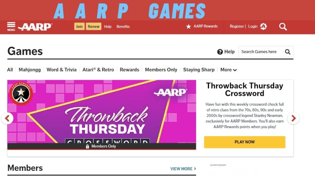 What are AARP Games