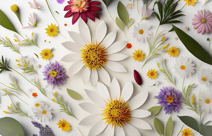 Floral Wall Murals and Wallpapers
